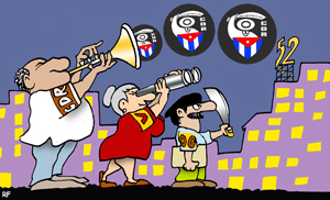 Congreso de los CDR-caricatura