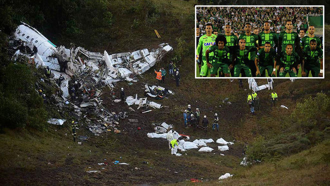 Accidente de Avión-Club Brasileño Chapecoense
