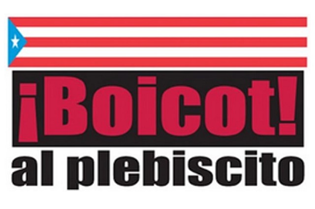 Boicot popular-plebiscito anexionista-Puerto Rico
