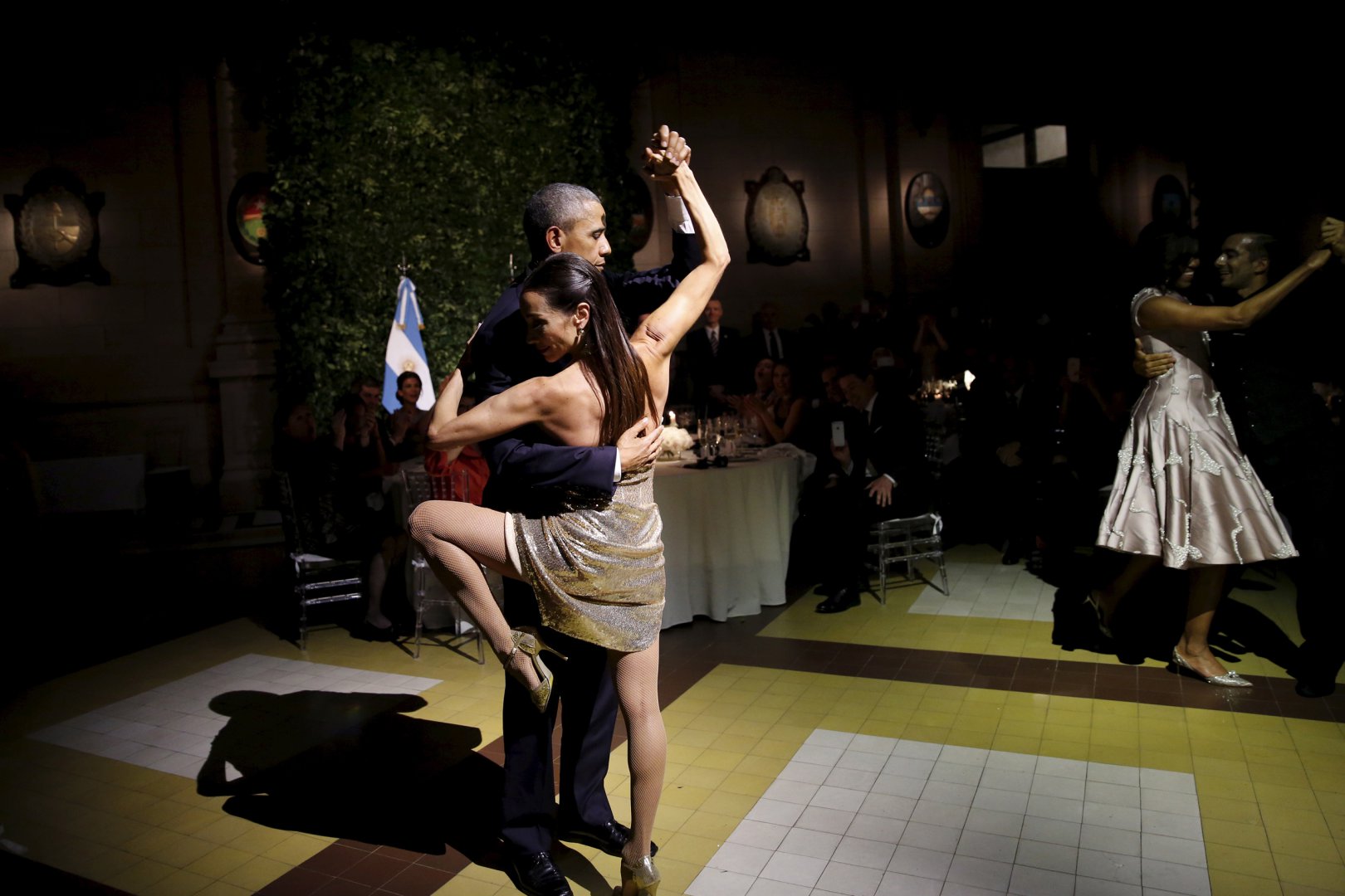 Obama baila tango en Argentina
