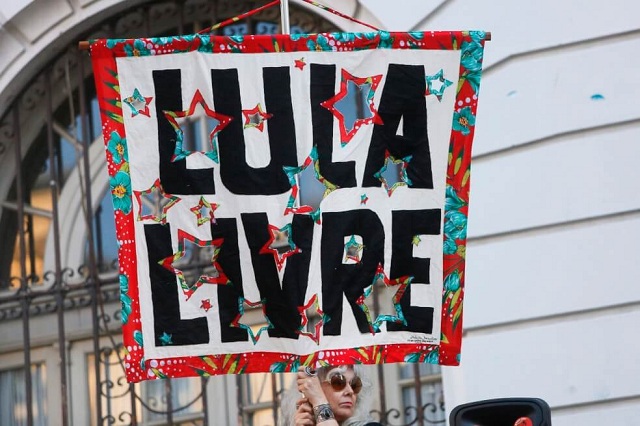 Lula libre-manifestación-reclamos