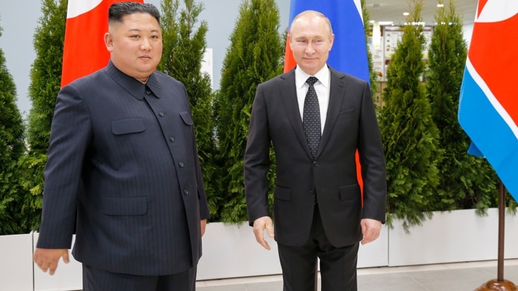 Kim Jon-Un y Vladimir Putin-en Vladivostok Kim Jon-Un y Vladimir Putin-en Vladivostok