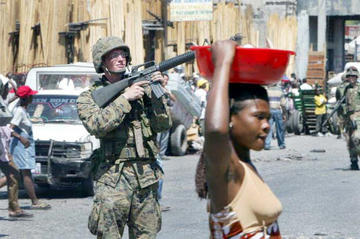 Soldados en Haití