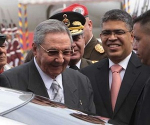 Raul Castro en Venezuela