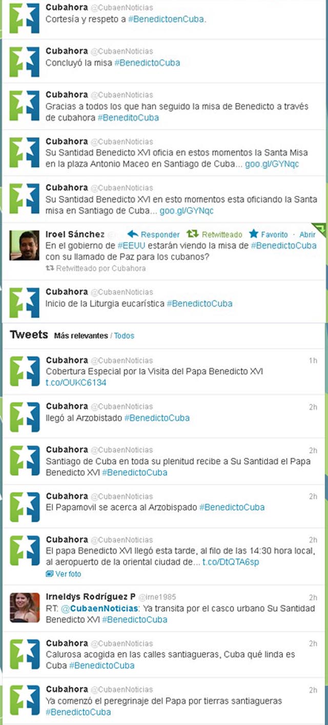 Twitts de Cubahora