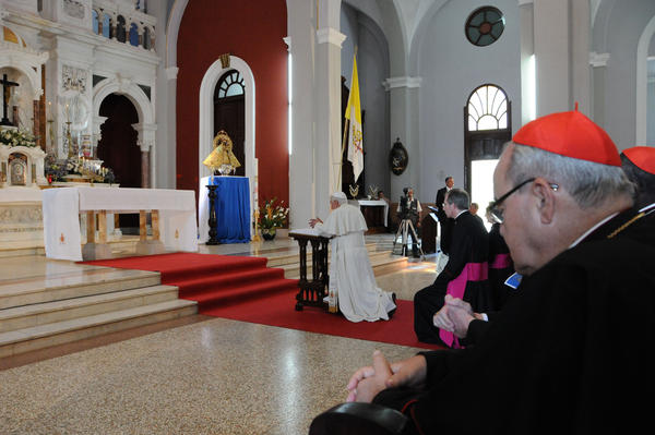 Benedicto XVI visita el Santuario del Cobre - 01