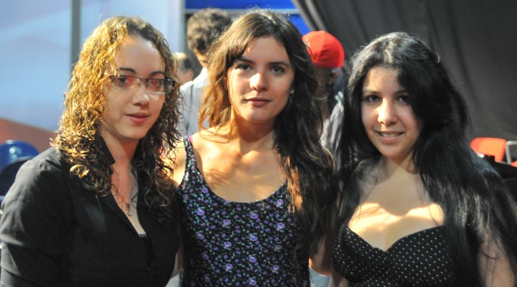 Daylén Vega, Camila Vallejo y Yuliat Danay 