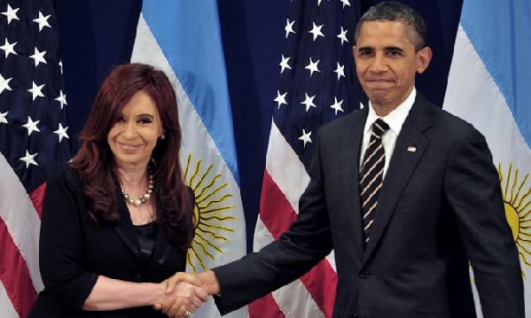 Barack Obama y Cristina Fernández