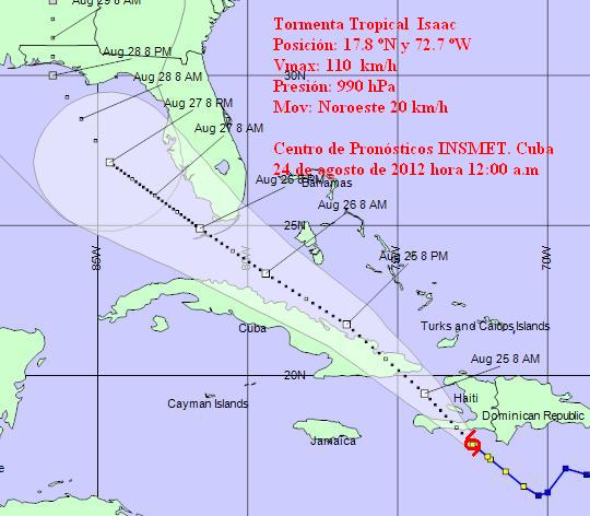 Ciclón Issac_25082012 Ciclón Issac_25082012