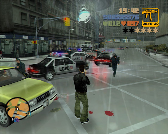 GTA videojuego muestra de agresividad