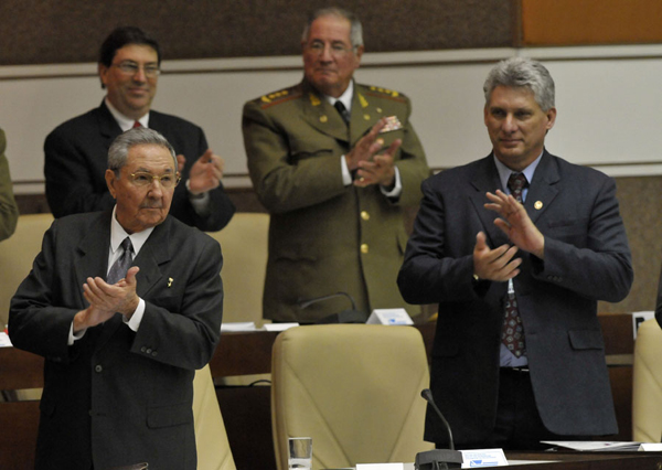 Raúl Castro y Díaz Canel