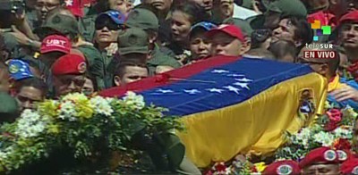 Pueblo venezolano despide a Chávez