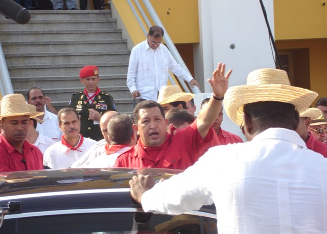 Chávez en Santiago de Cuba 01