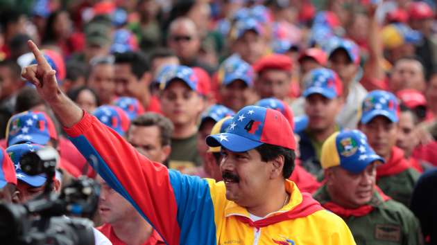 Nicolás Maduro y su pueblo 