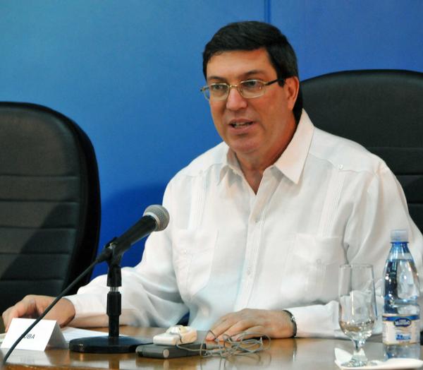 Canciller cubano Bruno Rodríguez