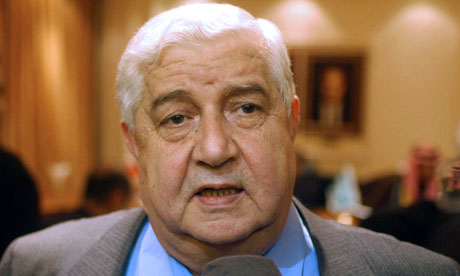 Canciller sirio Wallid al Muallem Canciller sirio Wallid al Muallem