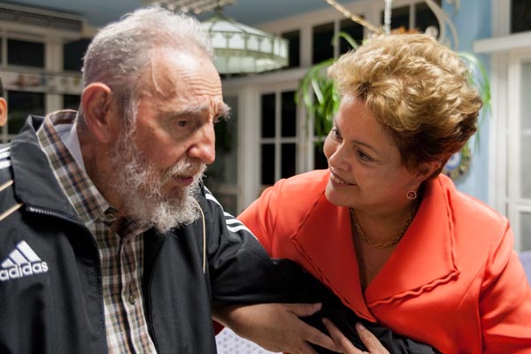 Dilma Rousseff encuentro con Fidel