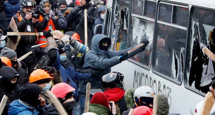 Manifestacion en Ucrania Manifestacion en Ucrania