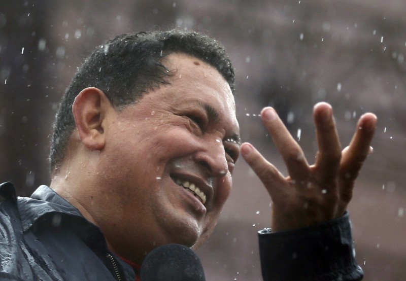 Chávez, lluvia, nueva