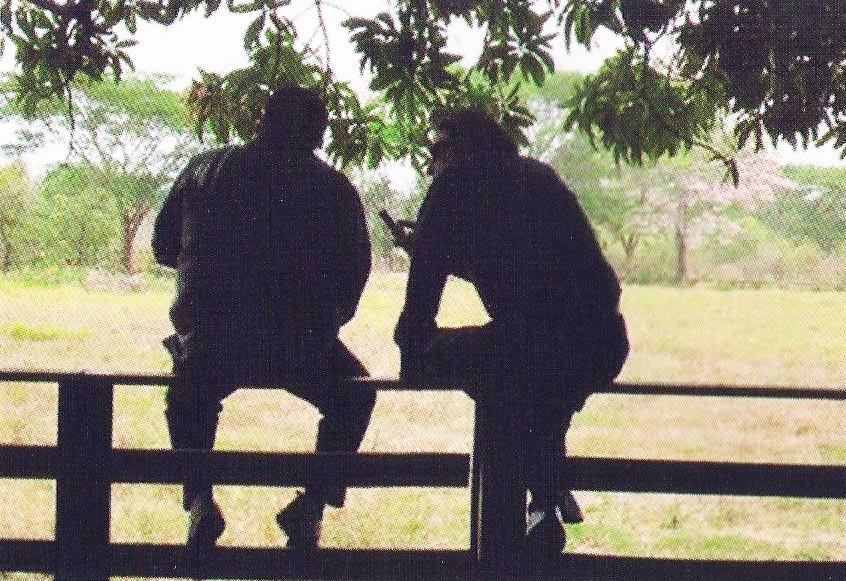 Ignacio Ramonet, durante las entrevistas con Chávez