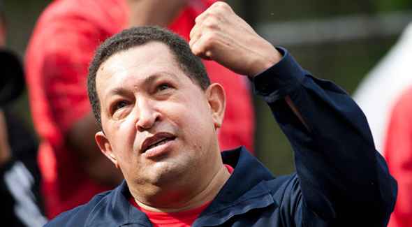 Hugo Chávez puño Hugo Chávez puño