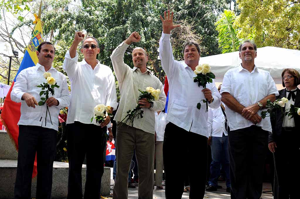 Visita de los Cinco a Venezuela 02 Visita de los Cinco a Venezuela 02