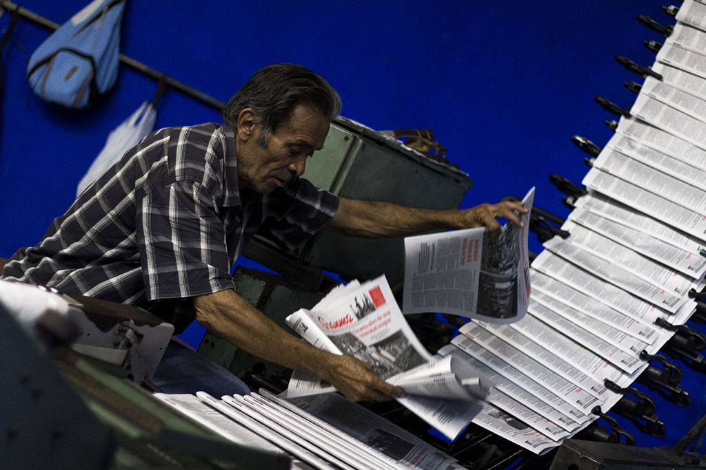 Proceso de producción en el poligráfico 11