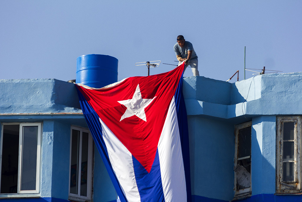 Preparativos para inaugurar la embajada de Estados Unidos en Cuba 01