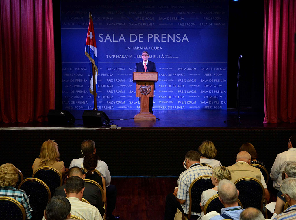 Conferencia de Prensa Bruno Rodríguez
