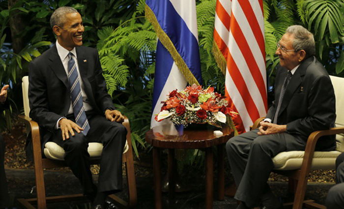 Raúl Castro y Barack Obama