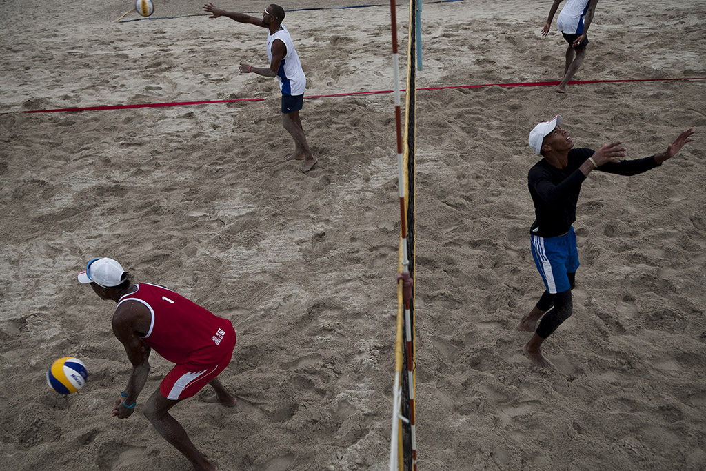 Entrenamiento equipo nacional de Voleibol de playa
