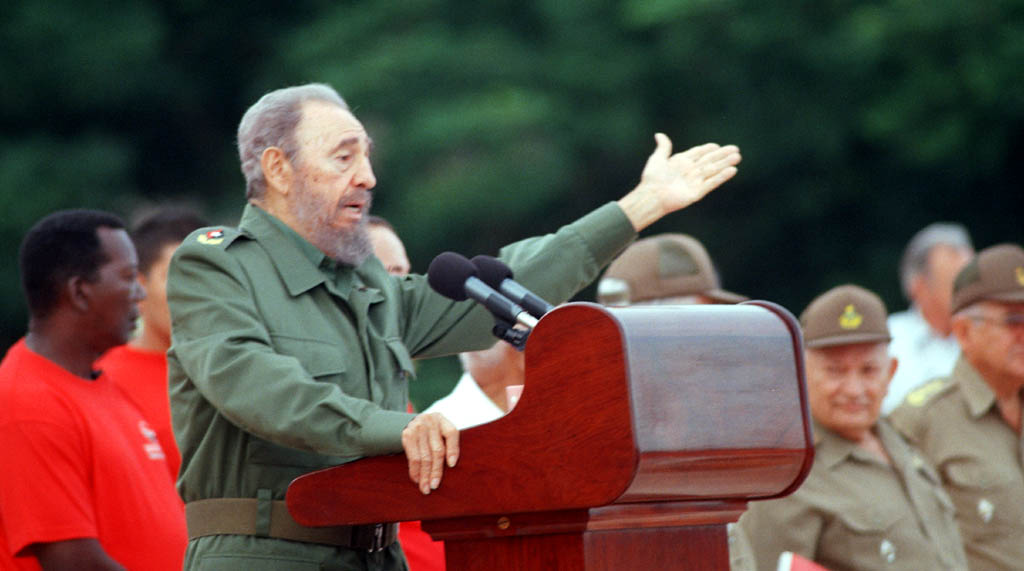 Fidel discurso en Bayamo