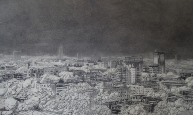 Técnica de carbón sobre cartulina Técnica de carbón sobre cartulina