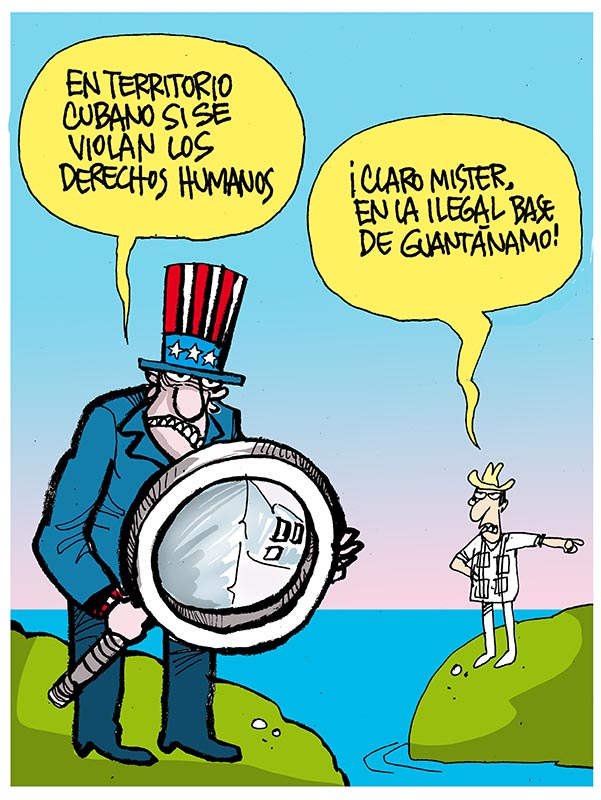 Caricatura Día Internacional de los Derechos Humanos