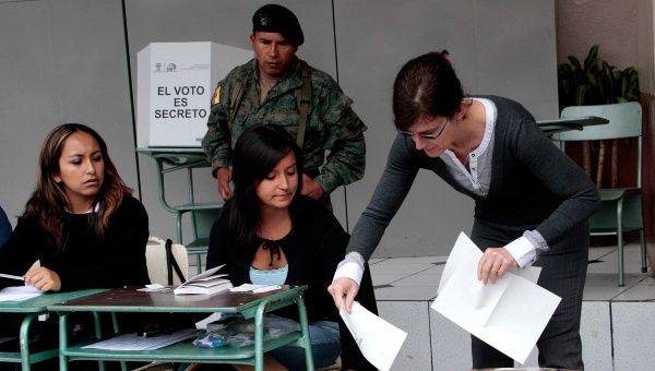 Simulacro electoral Ecuador Simulacro electoral Ecuador