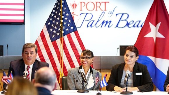 Conferencia de prensa Port of Palm Beach