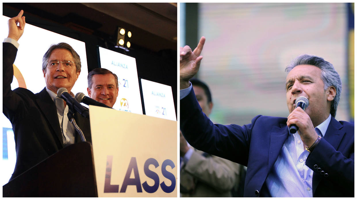 Guillermo Lasso y Lenín Moreno Guillermo Lasso y Lenín Moreno