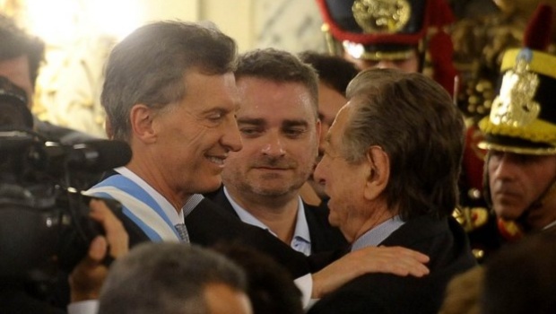 Mauricio Macri y su padre Mauricio Macri y su padre