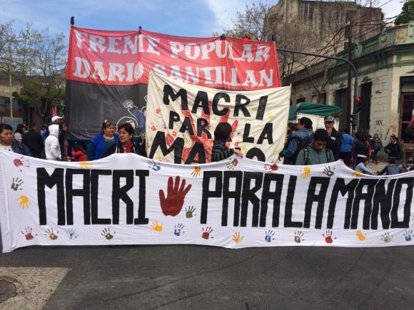 Protestas contra Macri Protestas contra Macri