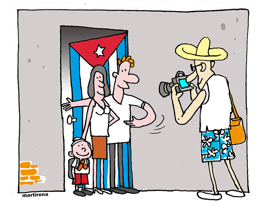 Turismo, caricatura