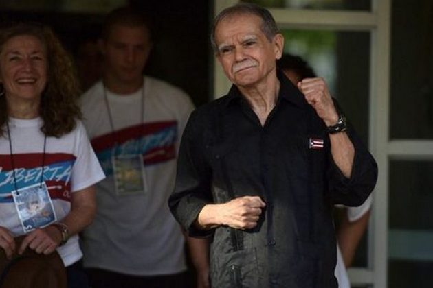 Oscar López Rivera, mensaje de Raúl