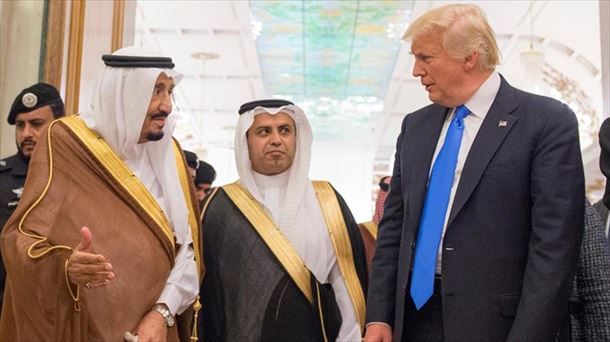 Donald Trump- rey Salman-Arabia Saudita Donald Trump- rey Salman-Arabia Saudita