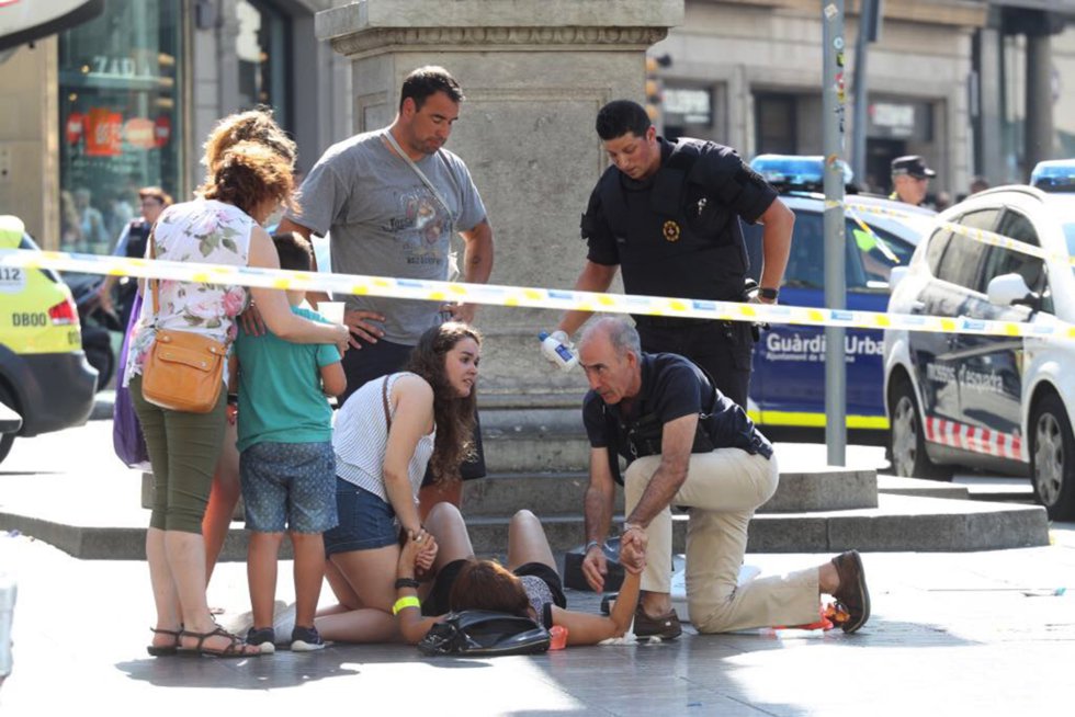 Ataque terroristas en Barcelona