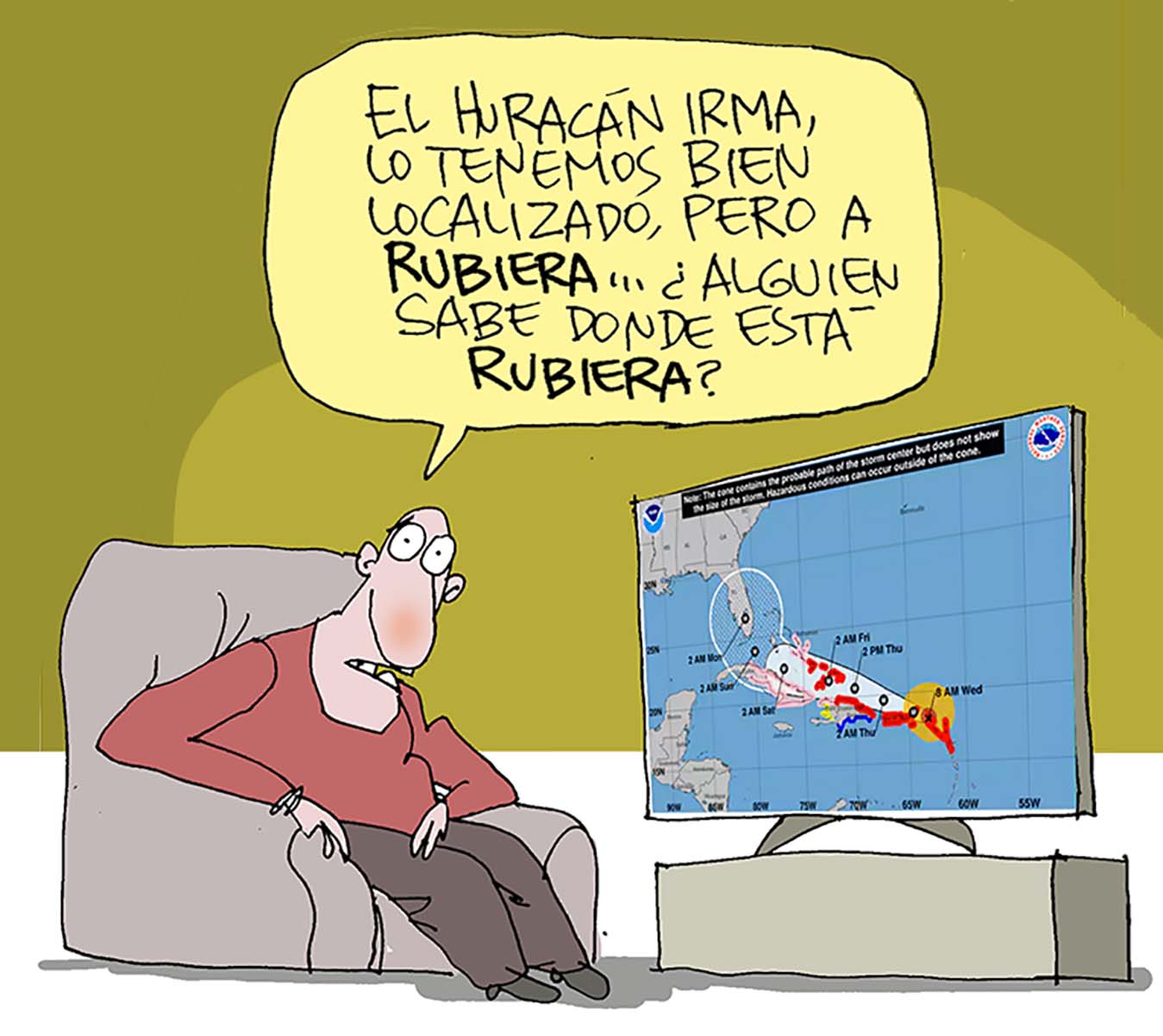 Rubiera, caricatura