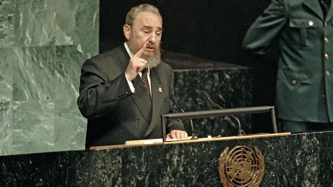 Fidel Castro en la ONU