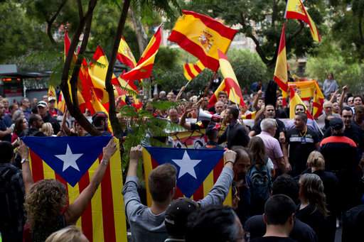 Banderas España y Cataluña Banderas España y Cataluña