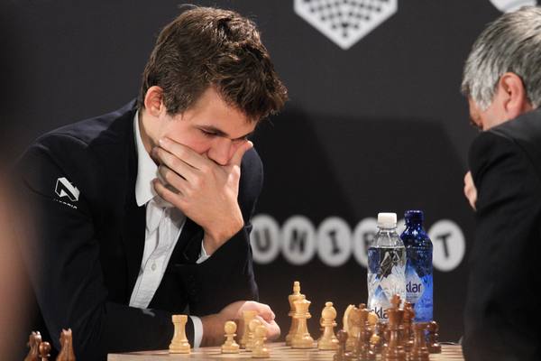 Carlsen en Berlín ajedrez