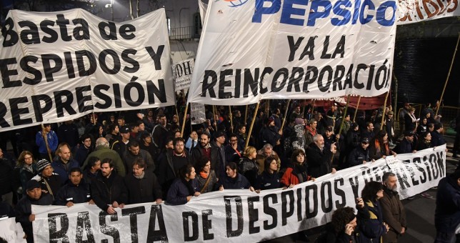 Buenos Aires-Movilización por despidos Buenos Aires-Movilización por despidos