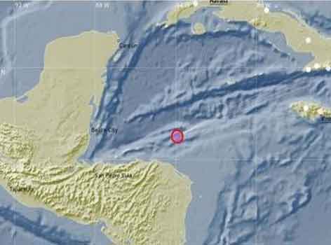Sismo perceptible-occidente de Cuba Sismo perceptible-occidente de Cuba