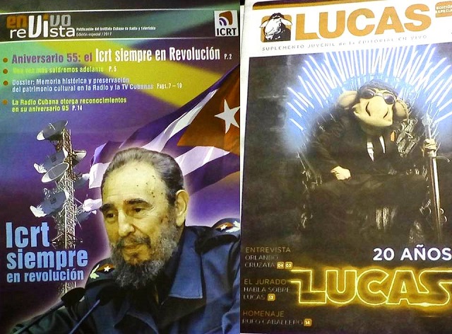 Revistas Ediciones en Vivo-Feria de La Habana